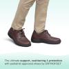 image:imageOrthofeet Gramercy Mens Dressy Oxford  Lace Shoes Brown  105 Wide