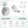 image:imageOrthofeet Low Cut NonBinding NonConstrictive Circulation Seam Free White Socks 3 PackWhite