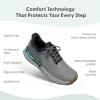 image:imageOrthofeet Mens Birdie Golf Shoes with Arch SupportDark Grey
