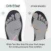 image:imageOrthofeet Mens Orthopedic Alamo Adjustable Strap Leather Walking SneakerBlack