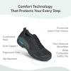 image:imageOrthofeet Mens Orthopedic Cobalt SafetyRated SlipResistant Work ShoeBlack