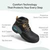 image:imageOrthofeet Mens Orthopedic Granite Waterproof Slip Resistant Work BootBlack