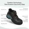 image:imageOrthofeet Mens Orthopedic Graphite HandsFree Waterproof Slip Resistant Work BootBlack