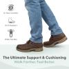 image:imageOrthofeet Mens Orthopedic Highline Slip Resistant Leather BootDark Brown