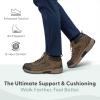image:imageOrthofeet Mens Orthopedic Hunter Lightweight Lug Sole Hiking BootBrown