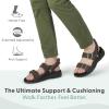 image:imageOrthofeet Mens Orthopedic Jupiter HandsFree SlipOn SandalsBrown