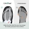 image:imageOrthofeet Mens Orthopedic Lava Stretch Breathable Walking SneakerDark Grey
