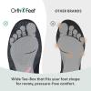 image:imageOrthofeet Mens Orthopedic Lava Stretch Breathable Walking SneakerNo Tie Black