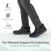 image:imageOrthofeet Mens Orthopedic Leather Verno HandsFree BootBrown