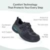 image:imageOrthofeet Mens Orthopedic Monterey Bay Adjustable Walking SneakerBlack