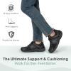 image:imageOrthofeet Mens Orthopedic Monterey Bay Adjustable Walking SneakerBlack