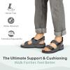 image:imageOrthofeet Mens Orthopedic Neptune HandsFree SlipOn SandalsGrey