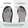 image:imageOrthofeet Mens Orthopedic Pierre HandsFree Leather Dress SneakerChocolate