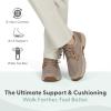 image:imageOrthofeet Mens Orthopedic Porto Lightweight Canvas Casual ShoeBeige