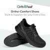 image:imageOrthofeet Mens Orthopedic Tilos HandsFree WaterRepellent Walking SneakerBlack