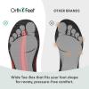 image:imageOrthofeet Mens Orthopedic Tilos HandsFree WaterRepellent Walking SneakerGreyRed