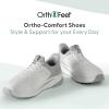 image:imageOrthofeet Mens Orthopedic Tilos HandsFree WaterRepellent Walking SneakerWhite
