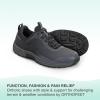 image:imageOrthofeet Mens Orthopedic Waterproof Cascade Hiking Shoes