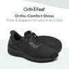 image:imageOrthofeet Mens Orthopedic Yari HandsFree WaterRepellent SlipResistant SneakerBlackBlack
