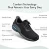 image:imageOrthofeet Mens Orthopedic Yari HandsFree WaterRepellent SlipResistant SneakerBlackGrey