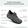 image:imageOrthofeet Mens Orthopedic Yari HandsFree WaterRepellent SlipResistant SneakerGreyGrey