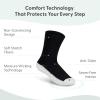 image:imageOrthofeet NonBinding NonConstrictive Circulation Seam Free Casual Dress Socks 3 PackBlack