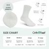 image:imageOrthofeet NonBinding NonConstrictive Circulation Seam Free Casual Dress Socks 3 PackWhite
