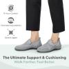 image:imageOrthofeet Womens Orthopedic Amalya SlipOn SlipResistant Casual ShoeGrey