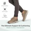 image:imageOrthofeet Womens Orthopedic Coral Stretch Knit Walking SneakerBeige Leopard