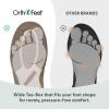 image:imageOrthofeet Womens Orthopedic Coral Stretch Knit Walking SneakerBeige Leopard