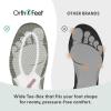 image:imageOrthofeet Womens Orthopedic Coral Stretch Knit Walking SneakerGrey
