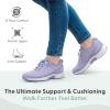image:imageOrthofeet Womens Orthopedic Coral Stretch Knit Walking SneakerLavender