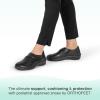 image:imageOrthofeet Womens Orthopedic Emily Adjustable Slip Resistant Dress ShoeBlack