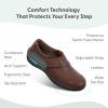 image:imageOrthofeet Womens Orthopedic Emily Adjustable Slip Resistant Dress ShoeBrown