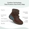 image:imageOrthofeet Womens Orthopedic Florence Waterproof Slip Resistant BootWaterproof Brown