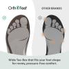 image:imageOrthofeet Womens Orthopedic Hope Adjustable Gladiator Wedge SandalWhite