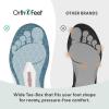 image:imageOrthofeet Womens Orthopedic Iris Water Repellent SlipOn Stretch ClogBlue