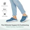 image:imageOrthofeet Womens Orthopedic Iris Water Repellent SlipOn Stretch ClogBlue