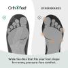 image:imageOrthofeet Womens Orthopedic Juno Adjustable Suede amp Leather Mary JaneNavy