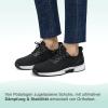 image:imageOrthofeet Womens Orthopedic Kita HandsFree WaterRepellent SlipOn SneakerBlack