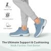 image:imageOrthofeet Womens Orthopedic Kita HandsFree WaterRepellent SlipOn SneakerBlue