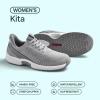 image:imageOrthofeet Womens Orthopedic Kita HandsFree WaterRepellent SlipOn SneakerGrey