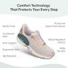 image:imageOrthofeet Womens Orthopedic Kita HandsFree WaterRepellent SlipOn SneakerRose Gold