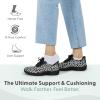 image:imageOrthofeet Womens Orthopedic Kita HandsFree WaterRepellent SlipOn SneakerSnow Leopard