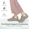 image:imageOrthofeet Womens Orthopedic Kita HandsFree WaterRepellent SlipOn SneakerTaupe