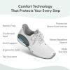 image:imageOrthofeet Womens Orthopedic Kita HandsFree WaterRepellent SlipOn SneakerWhite