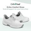 image:imageOrthofeet Womens Orthopedic Kita HandsFree WaterRepellent SlipOn SneakerWhite