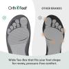 image:imageOrthofeet Womens Orthopedic Paloma Adjustable Leather SandalBlack