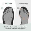 image:imageOrthofeet Womens Orthopedic Rosel HandsFree SlipResistant Leather BootBlack