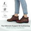 image:imageOrthofeet Womens Orthopedic Rosel HandsFree SlipResistant Leather BootBrown